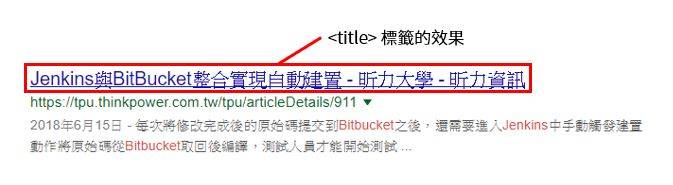 title與SEO的關係